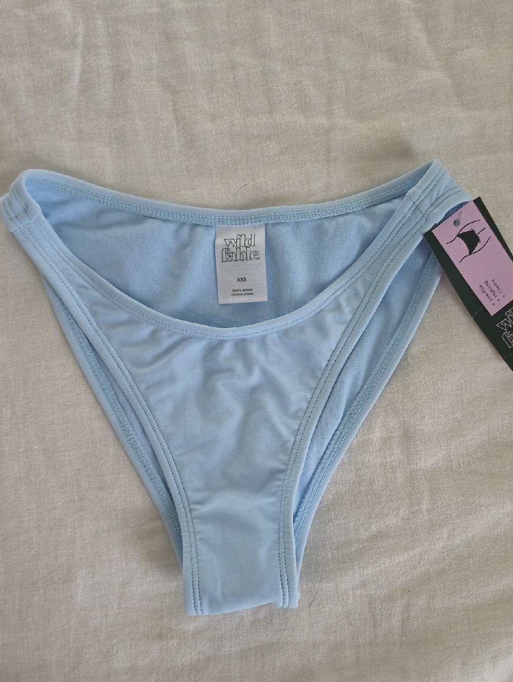 wild fable Light Blue Bikini Bottoms - Women's Swim Briefs
